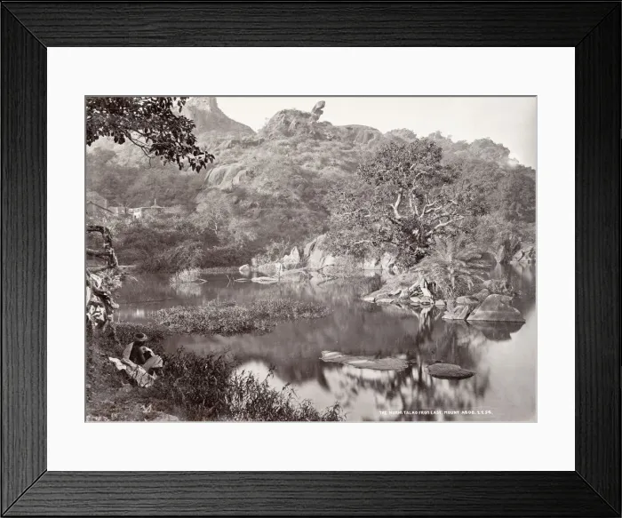 Framed Print : India - the Nukhi Talao from the East, Mount Aboo, Mount Abu Framed Print : India - the Nukhi Talao from the East, Mount Aboo, Mount Abu