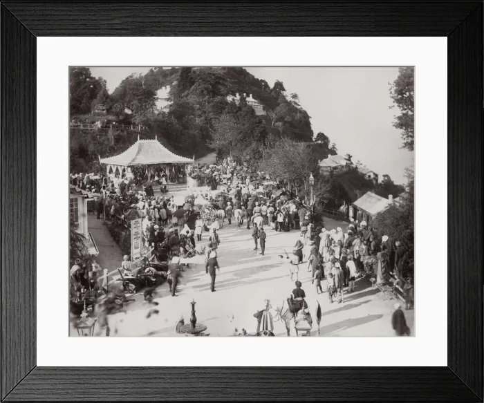 Framed Print : India - wedding procession on the Mall, Darjeeeling Framed Print : India - wedding procession on the Mall, Darjeeeling
