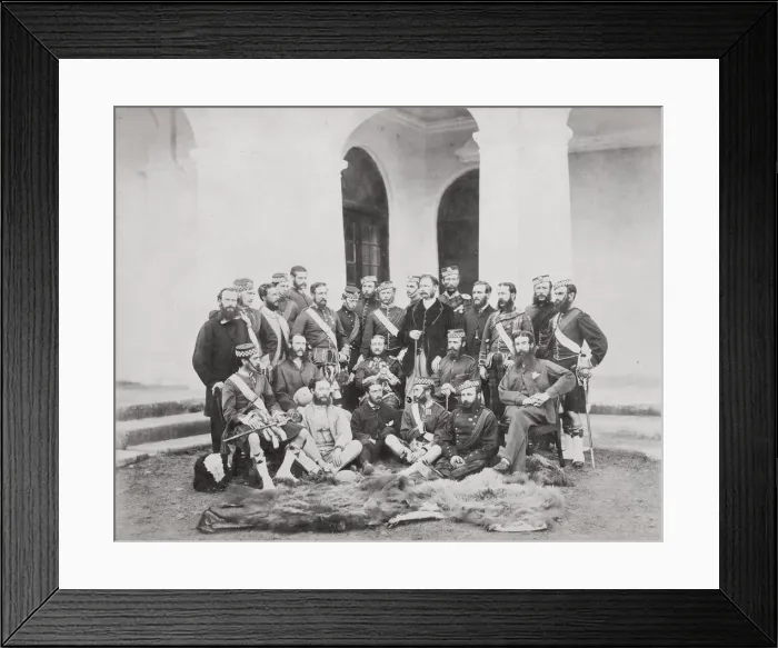 Framed Print : British army in India - 93rd Highlanders 1864 Framed Print : British army in India - 93rd Highlanders 1864