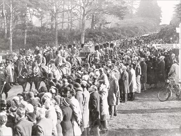 Funeral of King George V 1936, Sandringham, Norfolk