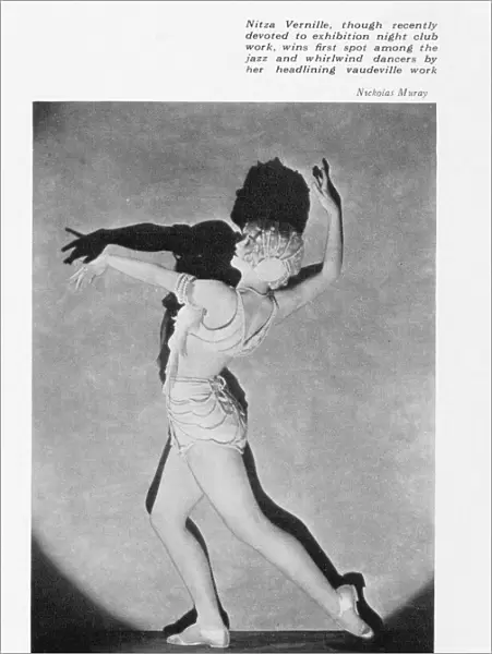 Portrait of the American dancer Nitza Vernille, 1931
