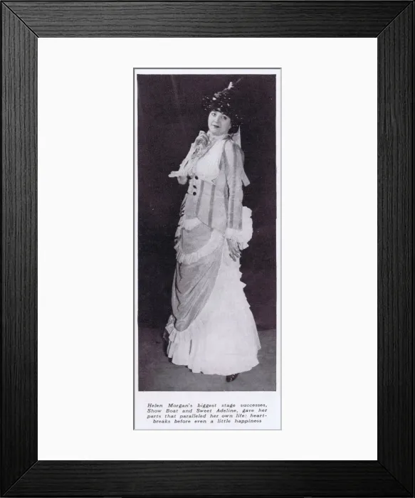 Framed Print : Portrait of the Amercian singer Helen Morgan, 1930 Framed Print : Portrait of the Amercian singer Helen Morgan, 1930