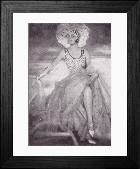 Framed Print : A portrait of Christl Mardaine appearing in Framed Print : A portrait of Christl Mardaine appearing in