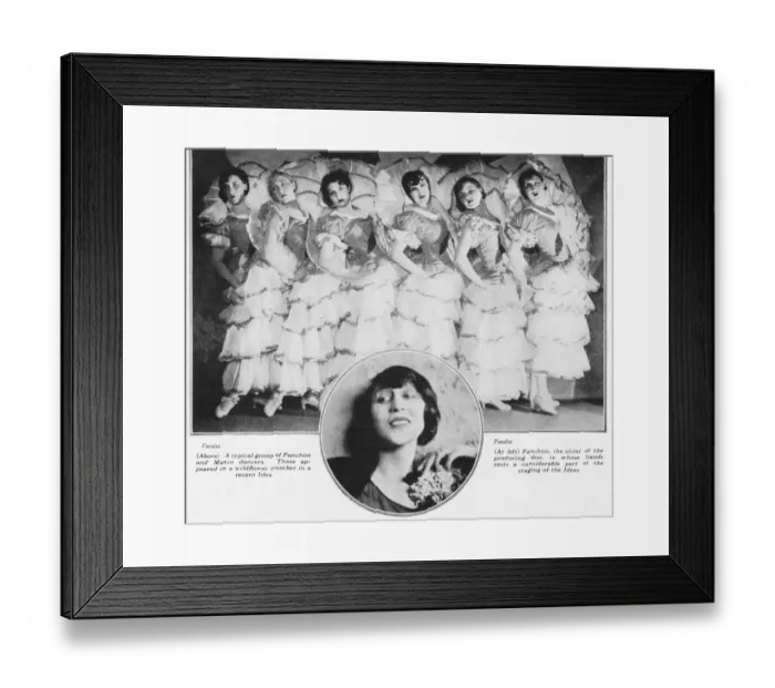 Framed Print : A typical group of Fanchon and Marco dancers Framed Print : A typical group of Fanchon and Marco dancers