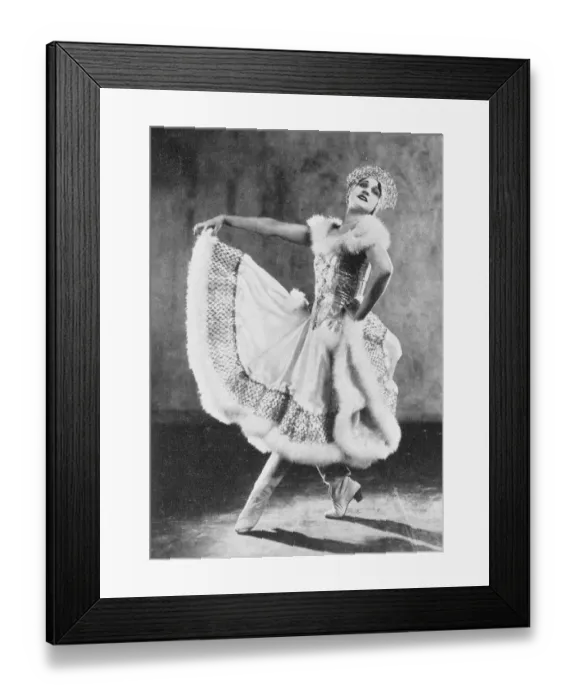 Framed Print : A portrait of Florence Rogge, ballet mistreess Framed Print : A portrait of Florence Rogge, ballet mistreess