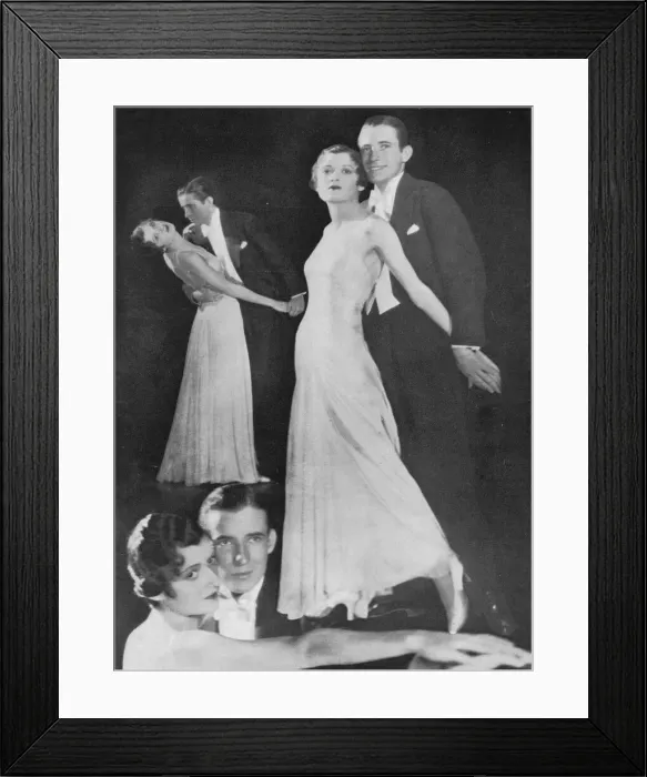 Framed Print : The ballroom dancing team of Barabara Bennett Framed Print : The ballroom dancing team of Barabara Bennett