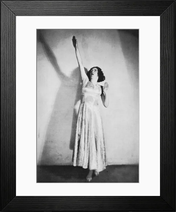 Framed Print : A portrait of Mary Wigman, 1931 Framed Print : A portrait of Mary Wigman, 1931