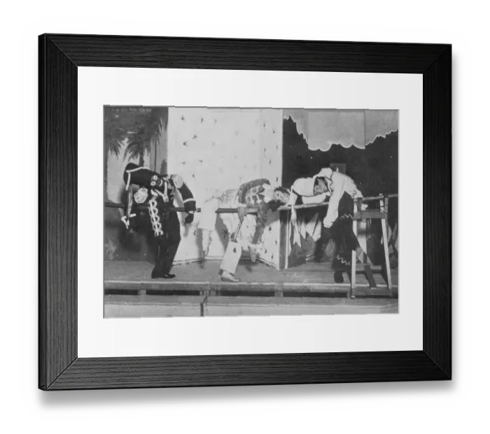 Framed Print : A scene from Petrouchka, revived by Nijinska in Framed Print : A scene from Petrouchka, revived by Nijinska in