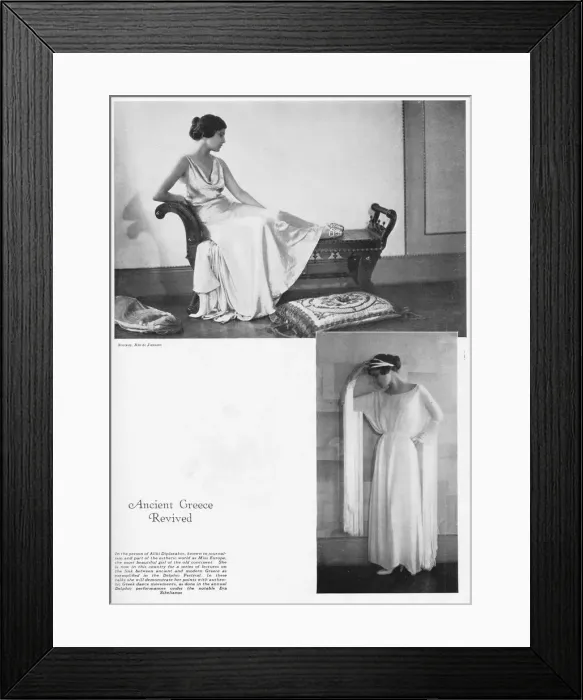 Framed Print : Aliki Diplarakos, known as Miss Europe, reviving Framed Print : Aliki Diplarakos, known as Miss Europe, reviving