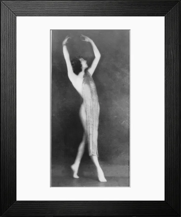 Framed Print : The dancer Virginia Kent, captain of Gambys dancers Framed Print : The dancer Virginia Kent, captain of Gambys dancers