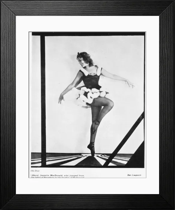 Framed Print : Jeannette MacDonald who jumped from Broadway to Hollywood Framed Print : Jeannette MacDonald who jumped from Broadway to Hollywood