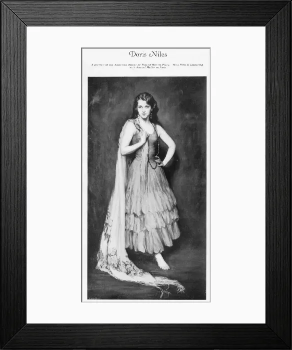 Framed Print : A portait of the dancer Doris Niles, 1930 appearing Framed Print : A portait of the dancer Doris Niles, 1930 appearing
