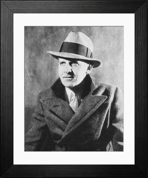 Framed Print : A portrait of Walter Winchell, the Boswell of Broadway, 1930 Framed Print : A portrait of Walter Winchell, the Boswell of Broadway, 1930