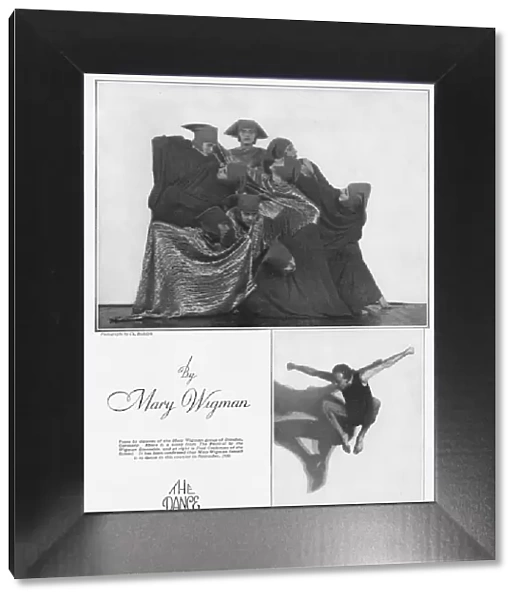 Poses by the dancers of the Mary Wigman group