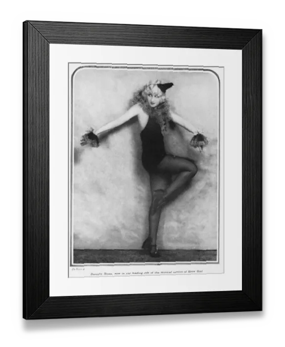Framed Print : A portrait of Dorothy Stone in the leading role Framed Print : A portrait of Dorothy Stone in the leading role