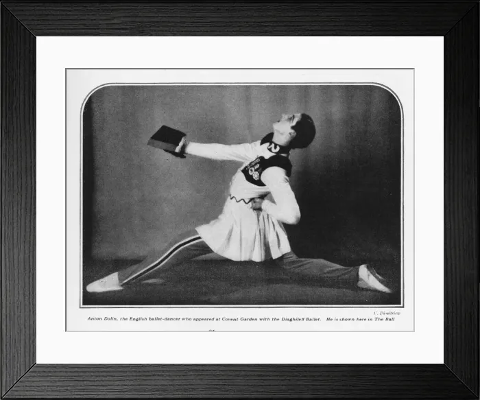 Framed Print : Anton Dolin, the English ballet dancer who had Framed Print : Anton Dolin, the English ballet dancer who had