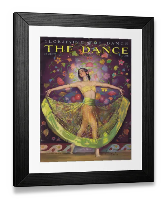 Framed Print : Cover of Dance Magazine, June 1928 featuring Joyce Coles Framed Print : Cover of Dance Magazine, June 1928 featuring Joyce Coles