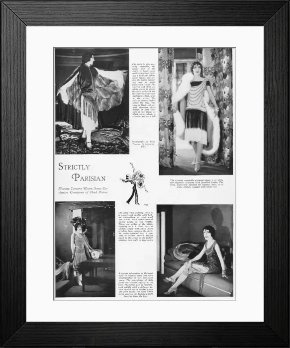 Framed Print : Strictly Parisian - the American dancers Florenz Framed Print : Strictly Parisian - the American dancers Florenz