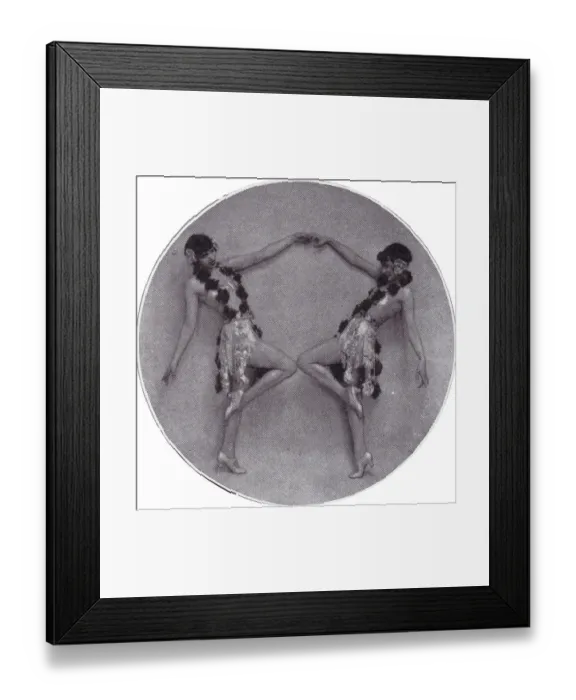 Framed Print : The American Lorraine Sisters, 1927 - who started out in American vaidville Framed Print : The American Lorraine Sisters, 1927 - who started out in American vaidville