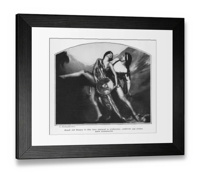 Framed Print : The adagio team of Renoff and Renova, 1928 Framed Print : The adagio team of Renoff and Renova, 1928