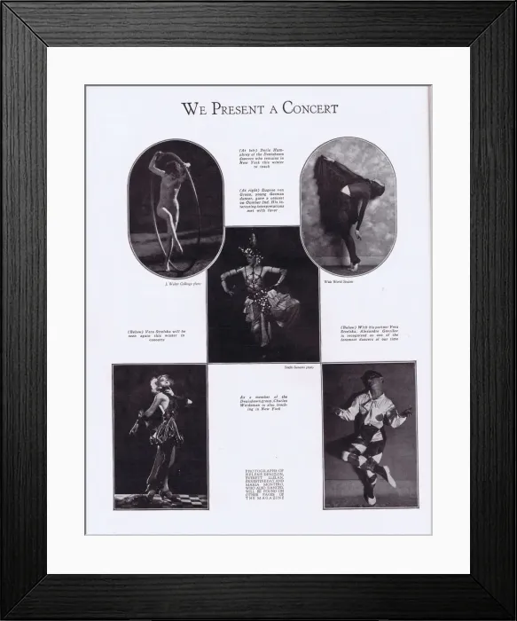 Framed Print : Five dancers at the Dance Magazine convention Framed Print : Five dancers at the Dance Magazine convention
