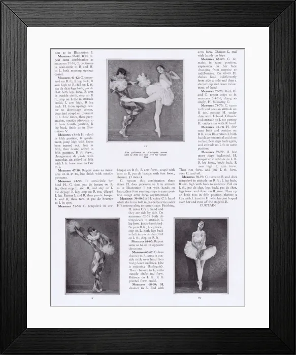 Framed Print : Harlequin and Columbine: a dance routine arranged Framed Print : Harlequin and Columbine: a dance routine arranged