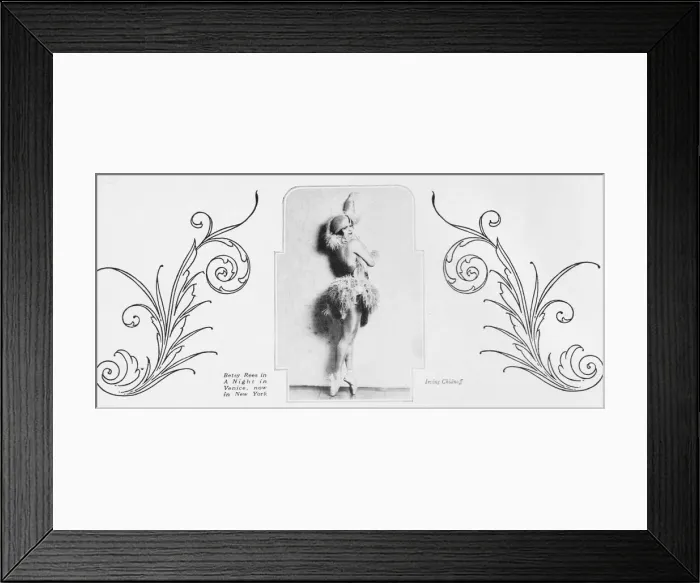 Framed Print : Betsy Rees in A Night In Venice, New York, 1929 Framed Print : Betsy Rees in A Night In Venice, New York, 1929