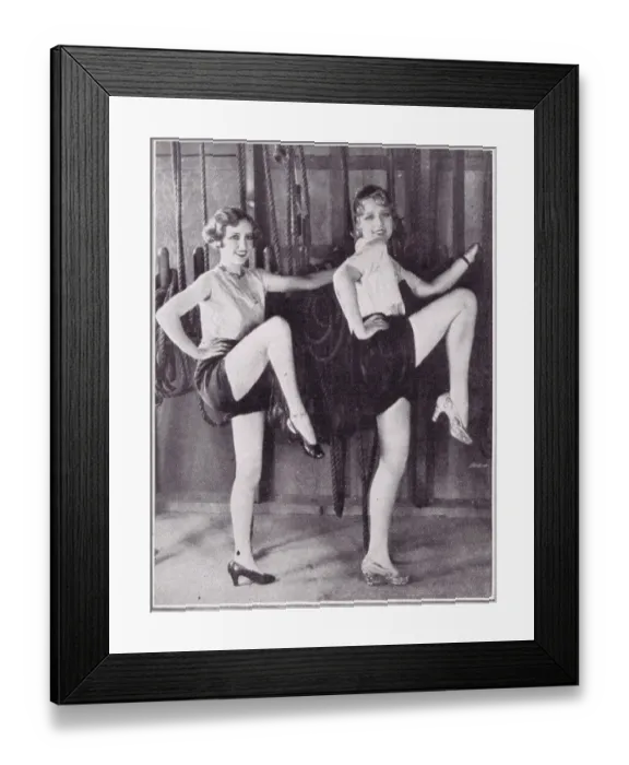 Framed Print : Bessie Love and Anita Page dancing in MGMs Broadway Melody Framed Print : Bessie Love and Anita Page dancing in MGMs Broadway Melody