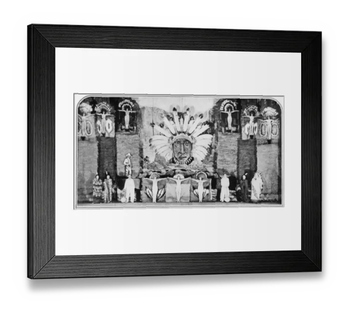 Framed Print : A scene from the Publix - Paramount stage presentation Framed Print : A scene from the Publix - Paramount stage presentation