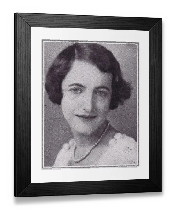 Framed Print : A portrait of costume designer Mabel E. Johnston, New York Framed Print : A portrait of costume designer Mabel E. Johnston, New York