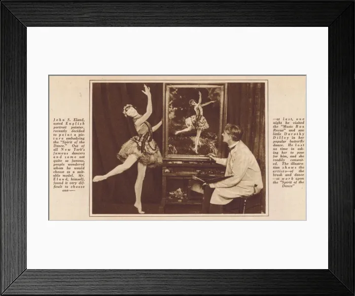 Framed Print : The English portrait painter John S. Eland painting Framed Print : The English portrait painter John S. Eland painting
