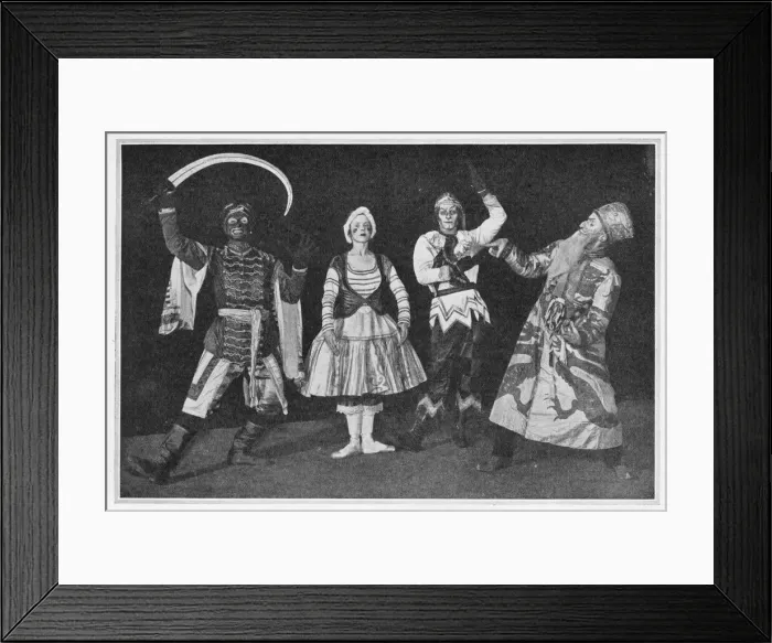 Framed Print : The dancer Nikitina in Zephyr and Flora, a Diaghileff Framed Print : The dancer Nikitina in Zephyr and Flora, a Diaghileff