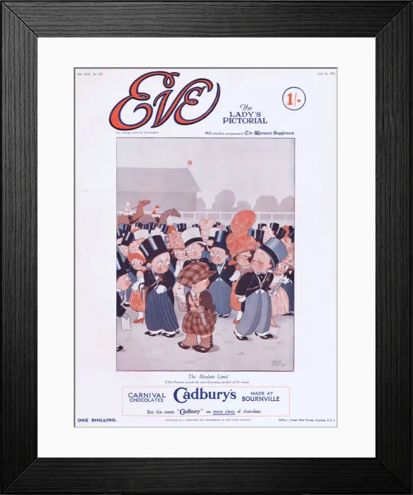 Framed Print : Cover of Eve Magazine 30 June 1926 showing a cartoon Framed Print : Cover of Eve Magazine 30 June 1926 showing a cartoon