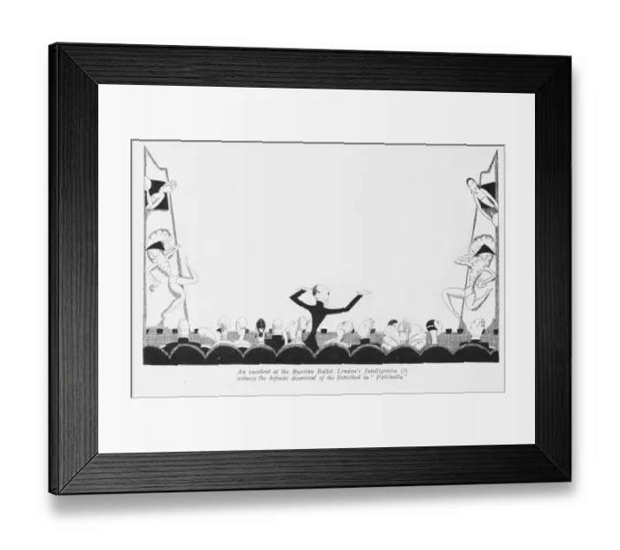 Framed Print : Sketch by Fish showing an incident at the Russian Framed Print : Sketch by Fish showing an incident at the Russian