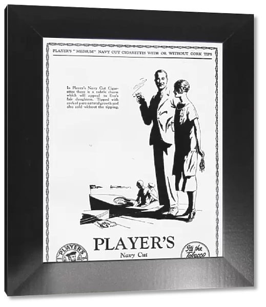 Advert for Players cigarettes, 1926