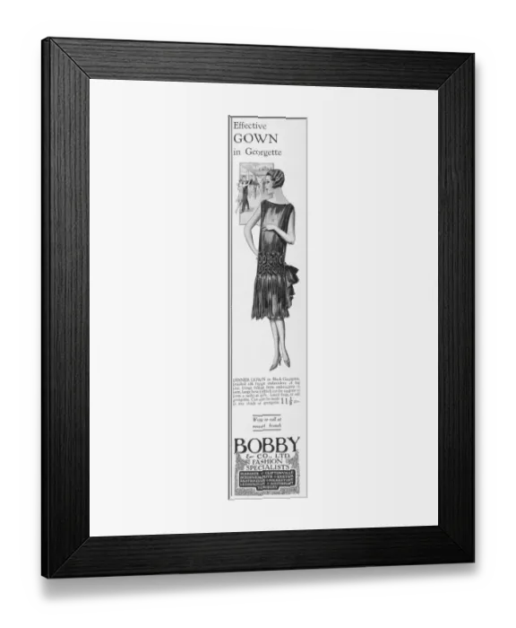 Framed Print : Advert for Bobby and Co Ltd, 1926 Framed Print : Advert for Bobby and Co Ltd, 1926