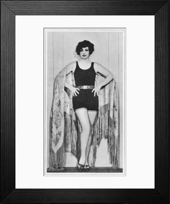 Framed Print : A portrait of Eleanor Black, an American Bathing Beauty Framed Print : A portrait of Eleanor Black, an American Bathing Beauty