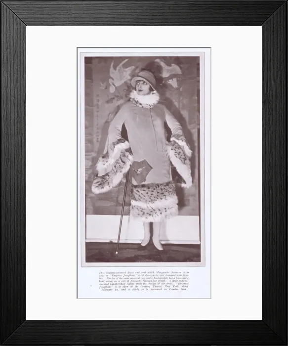 Framed Print : Marguerite Namara of the Opera Comique, Paris Framed Print : Marguerite Namara of the Opera Comique, Paris