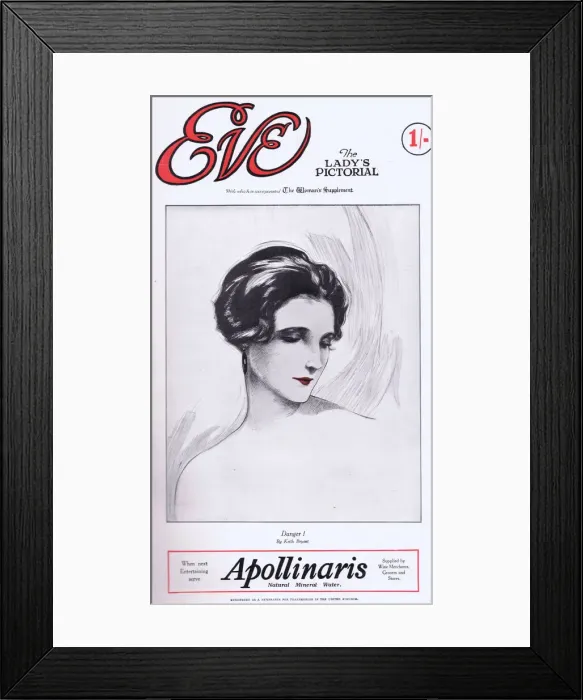 Framed Print : Cover of Eve magazine 21 January 1925 Framed Print : Cover of Eve magazine 21 January 1925