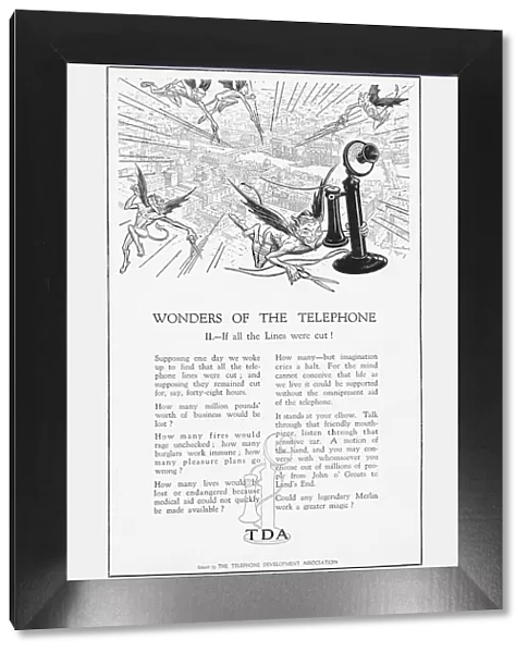 Advert for the TDA or Telephone Development Association