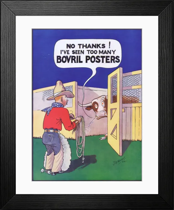 Framed Print : Advert for Bovril, 1925 Framed Print : Advert for Bovril, 1925