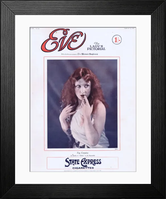 Framed Print : Cover of Eve Magazine 25 February 1925 featuring Framed Print : Cover of Eve Magazine 25 February 1925 featuring