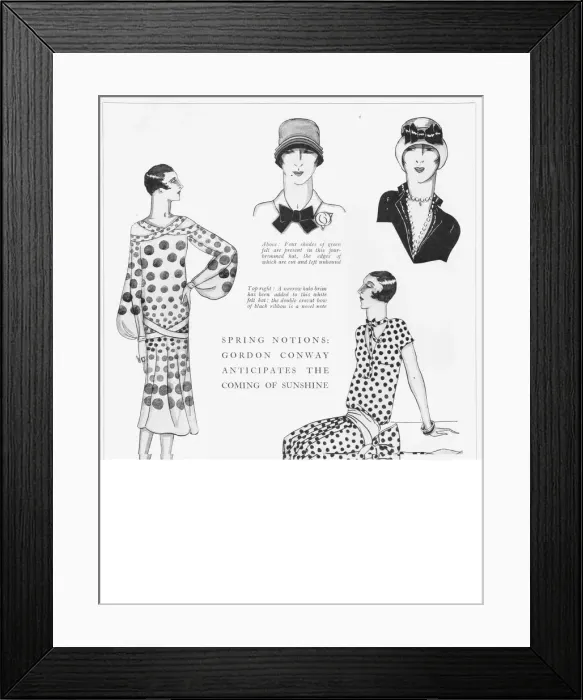 Framed Print : Exclusive designs sketched by Gordon Conway anticipating Framed Print : Exclusive designs sketched by Gordon Conway anticipating