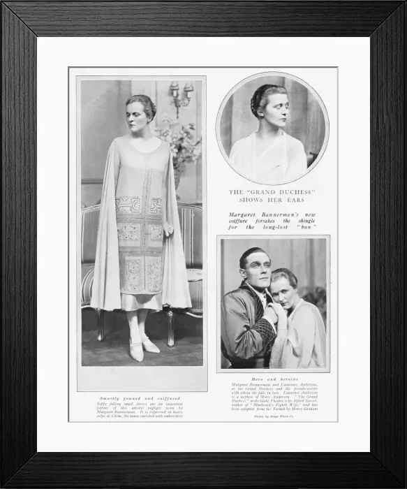 Framed Print : Margaret Bannerman in The Grand Duchess Framed Print : Margaret Bannerman in The Grand Duchess