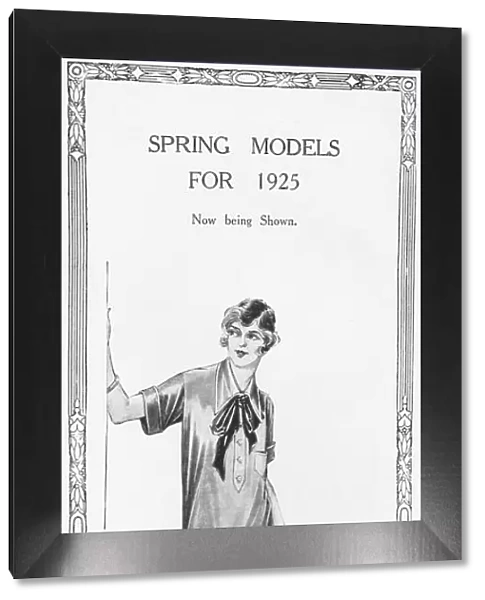 Advert for Celes pure silk Spring Models for 1925