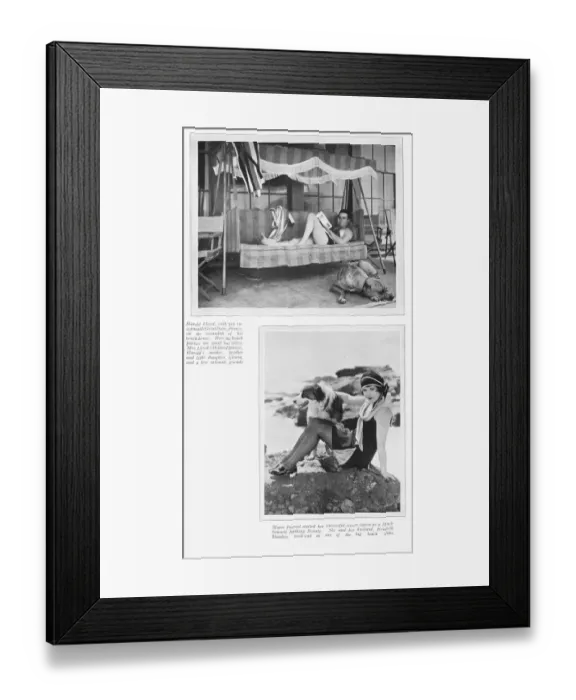 Framed Print : Some impressions of Hollywood Beach Parties where Framed Print : Some impressions of Hollywood Beach Parties where