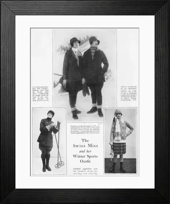 Framed Print : Three British fashion models highlighting Framed Print : Three British fashion models highlighting