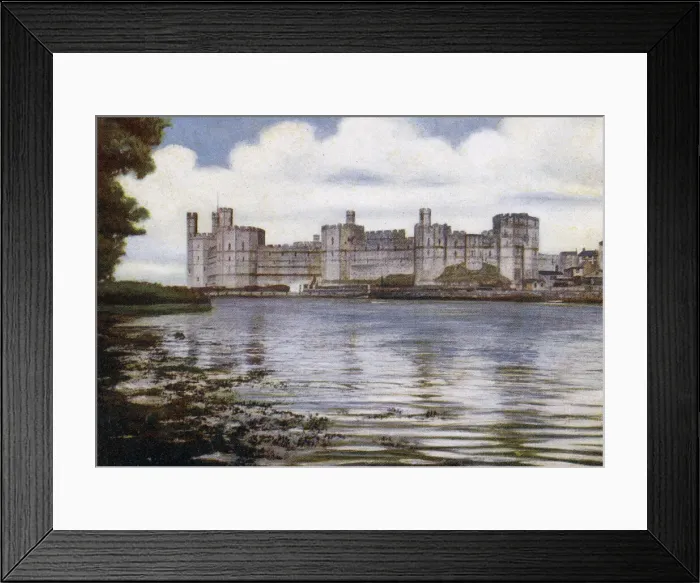 Framed Print : Caernarfon Castle, North Wales Framed Print : Caernarfon Castle, North Wales