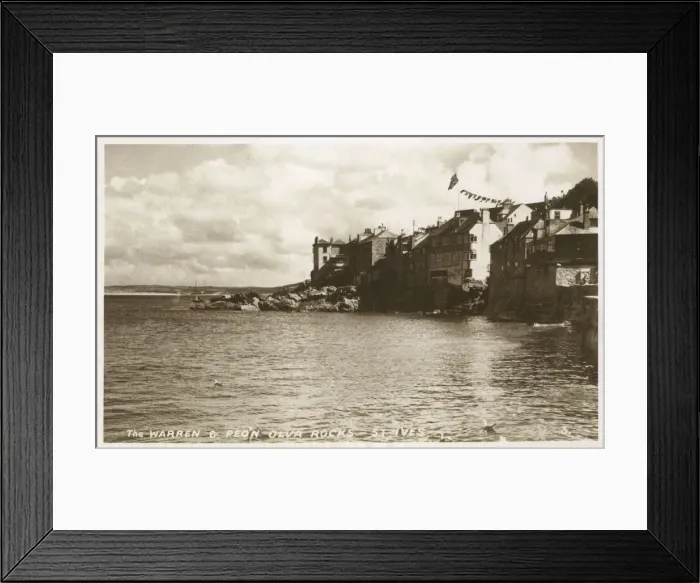 Framed Print : The Warren and Peon Olva Rocks, St. Ives, Cornwall Framed Print : The Warren and Peon Olva Rocks, St. Ives, Cornwall