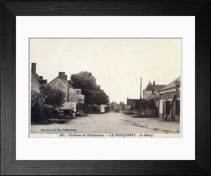 Framed Print : Le Bourg - Le Poinconnet, France Framed Print : Le Bourg - Le Poinconnet, France